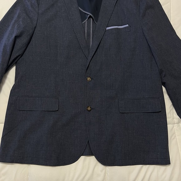 Cremieux Men's Navy Blue Wool Blend Blazer XXL (50R) Sport Coal - Picture 2 of 16